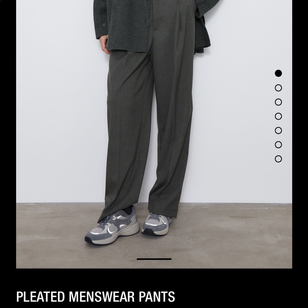 Menswear pants
